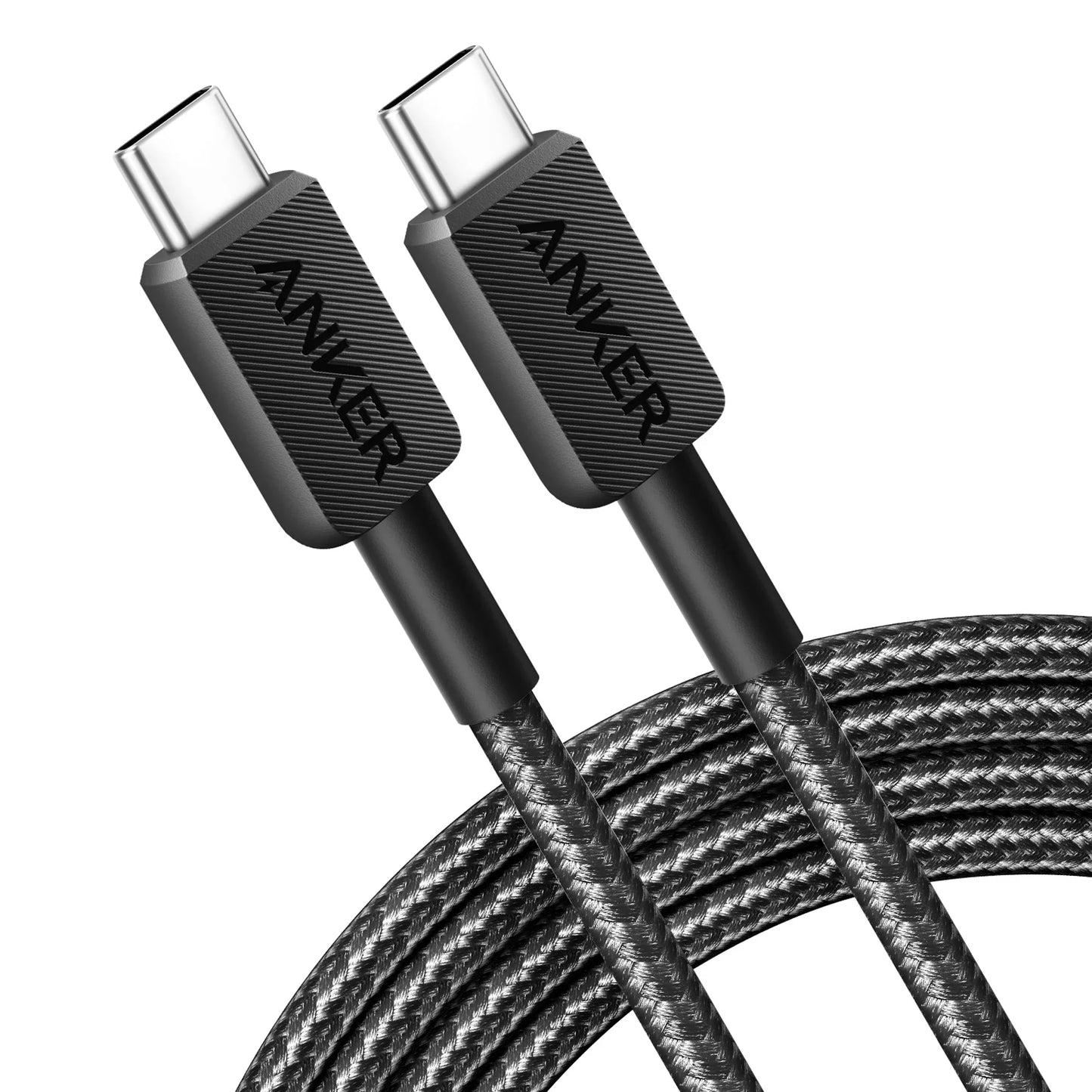 Anker 322 USB-C to USB-C Braided Cable (6FT, Black)