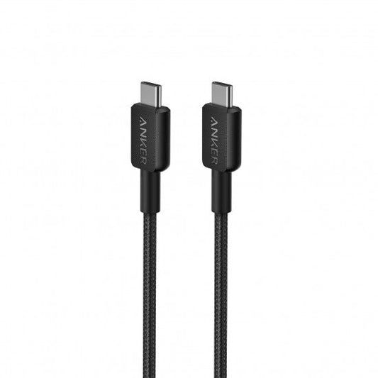 ANKER 333 USB-C TO USB-C CABLE (3.3FT NYLON) BLACK