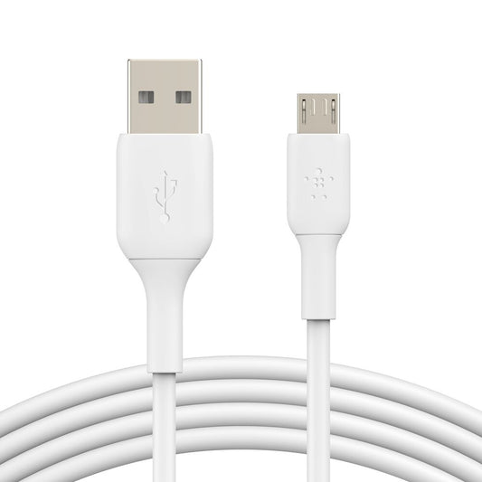 Belkin BoostCharge Micro-USB to USB-A Cable, 1 m, White