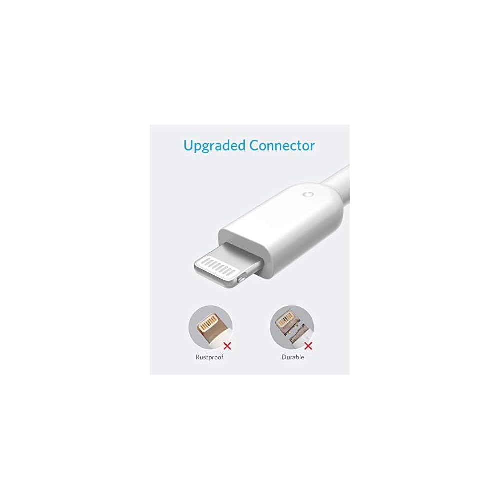 ANKER POWERLINE III USB-C TO LIGHTNING 2.0 CABLE 3FT WHITE