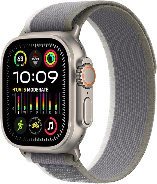 Apple Watch Ultra 2 – Green/Grey Trail Loop (S/M)