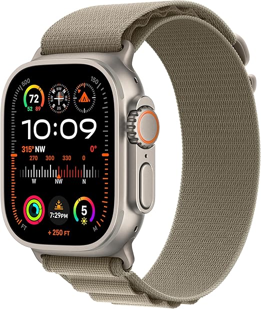 Apple Watch Ultra 2 – Olive Alpine Loop (Medium)