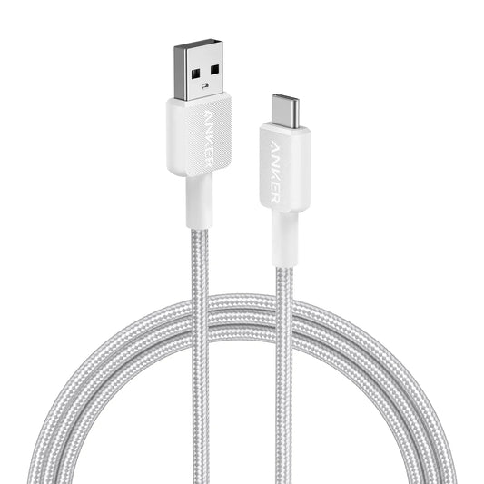 Anker 322 USB-1 Cable ( 3FT Braided) White