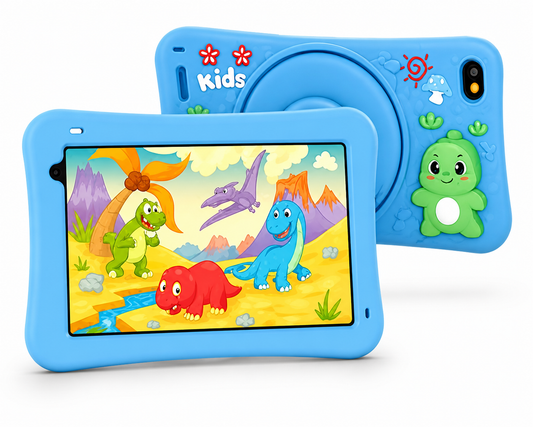 Modio M796 4G/5G 6GB/256GB Android Kids Educational Tablet, 7" Display, Android 12 OS, 4000mAh Battery, Dual SIM Slot, Parental Controls