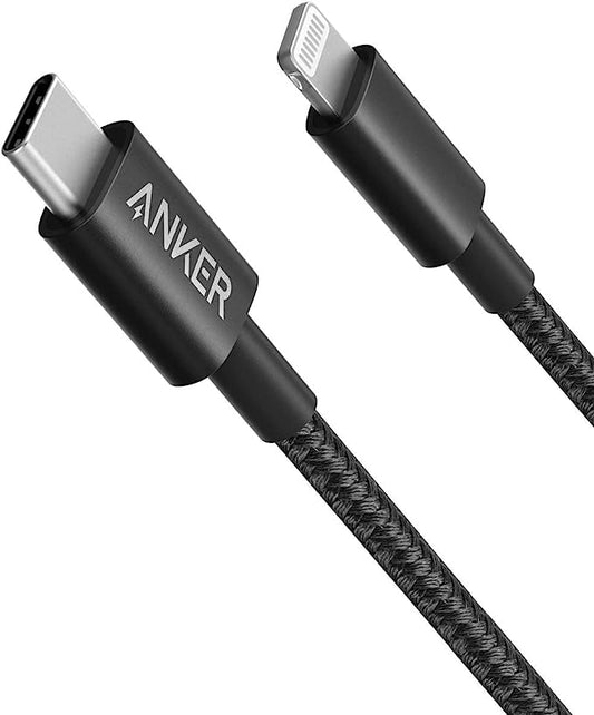 ANKER POWERLINE III LIGHTNING CABLE 3FT BLACK