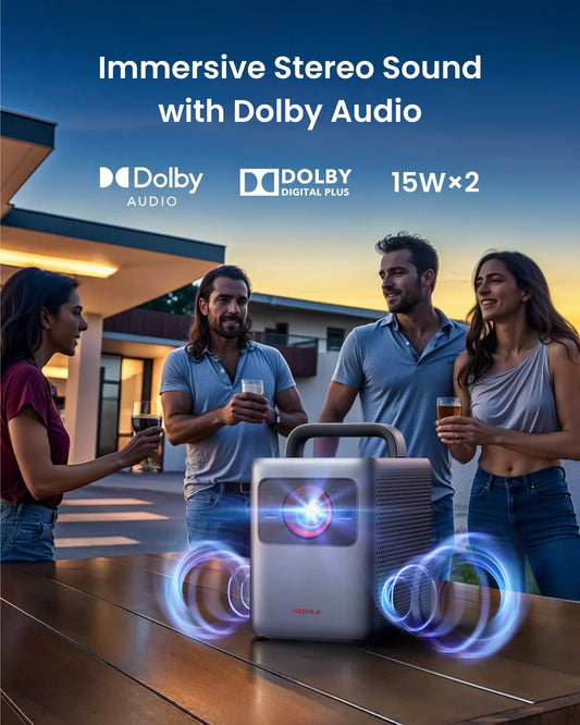 Anker Nebula Cosmos Laser 4K Projector Black, Portable Smart Projector with Google TV, 4K Dolby Vision
