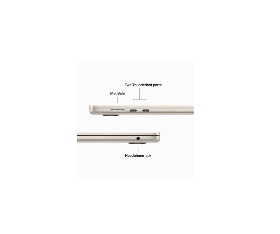 MACBOOK AIR 15.3" (2024) - M3, 8C, 10C, 8GB, 256GB SSD, STARLIGHT