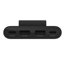 Belkin 4‑Port USB Power Extender, 2 m (6.6 ft) – Black
