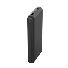 Belkin 10K Power Bank with USB-C 15W, Dual USB-A, 15cm USB-A to USB-C Cable, Black