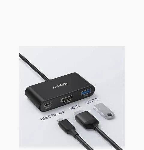 ANKER POWEREXPAND 3-IN-1 USB-C PD HUB GRAY