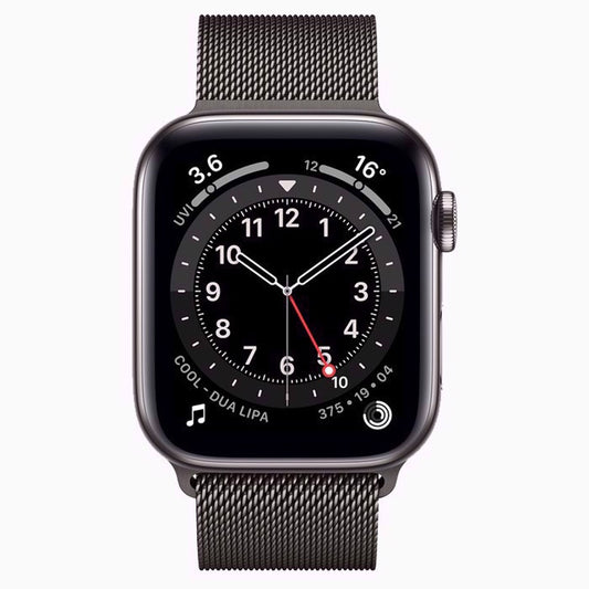 Apple Watch Series 6  – Graphite Stainless Steel Case with Graphite Milanese Loop