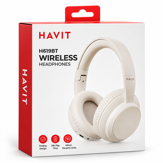Havit H619BT Bluetooth Headphones 20Hr PlayTime