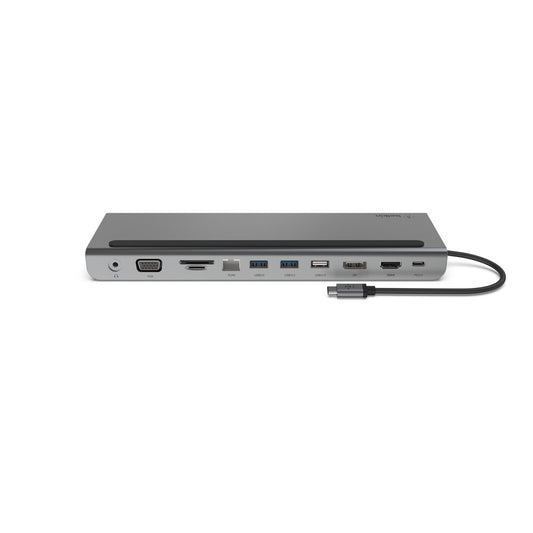 Belkin Connect 11-in-1 USB-C Multiport Dock and Stand – Grey