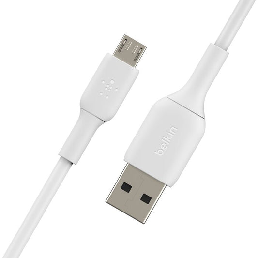 Belkin BoostCharge Micro-USB to USB-A Cable, 1 m, White