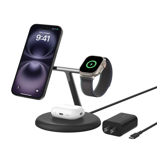 Belkin Wireless Charger Stand with MagSafe &amp; Boost Charge 7.5W – Black