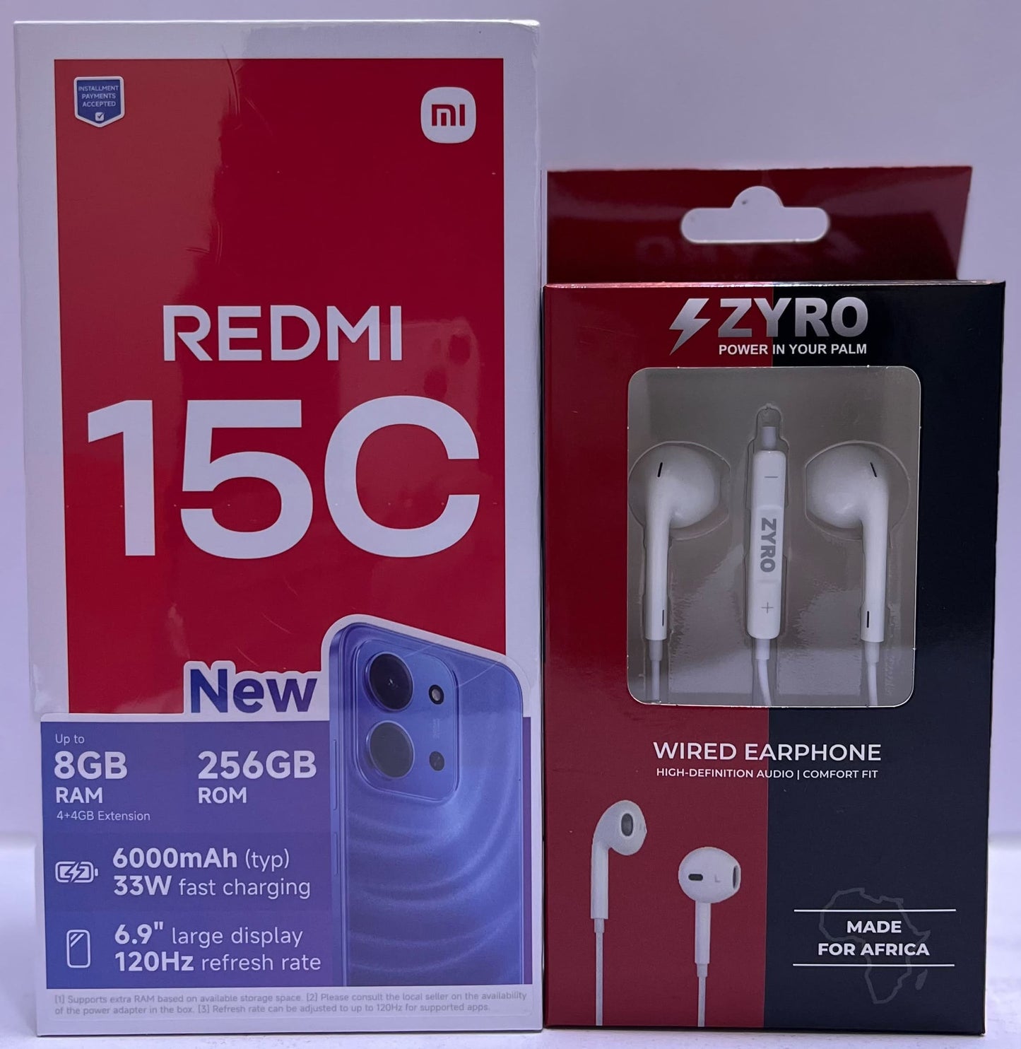 Redmi 15C Price in Kenya, 4+256GB, Free Zyro Type C Earphones