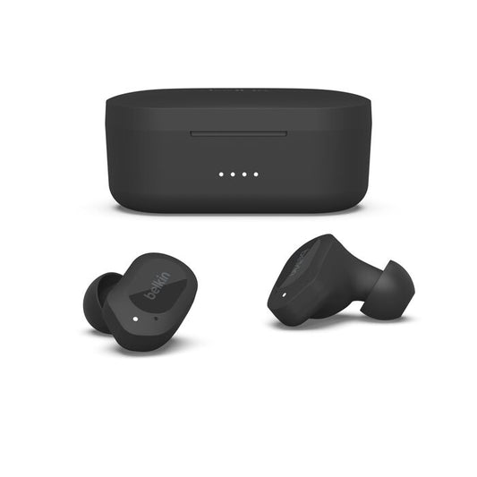 Belkin SoundForm™ Play True Wireless Earbuds – Black / White