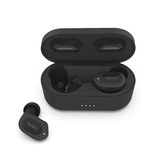 Belkin SoundForm™ Play True Wireless Earbuds – Black / White