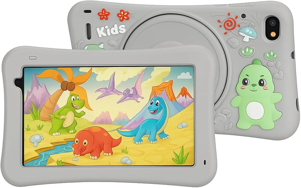 Modio M796 4G/5G 6GB/256GB Android Kids Educational Tablet, 7" Display, Android 12 OS, 4000mAh Battery, Dual SIM Slot, Parental Controls