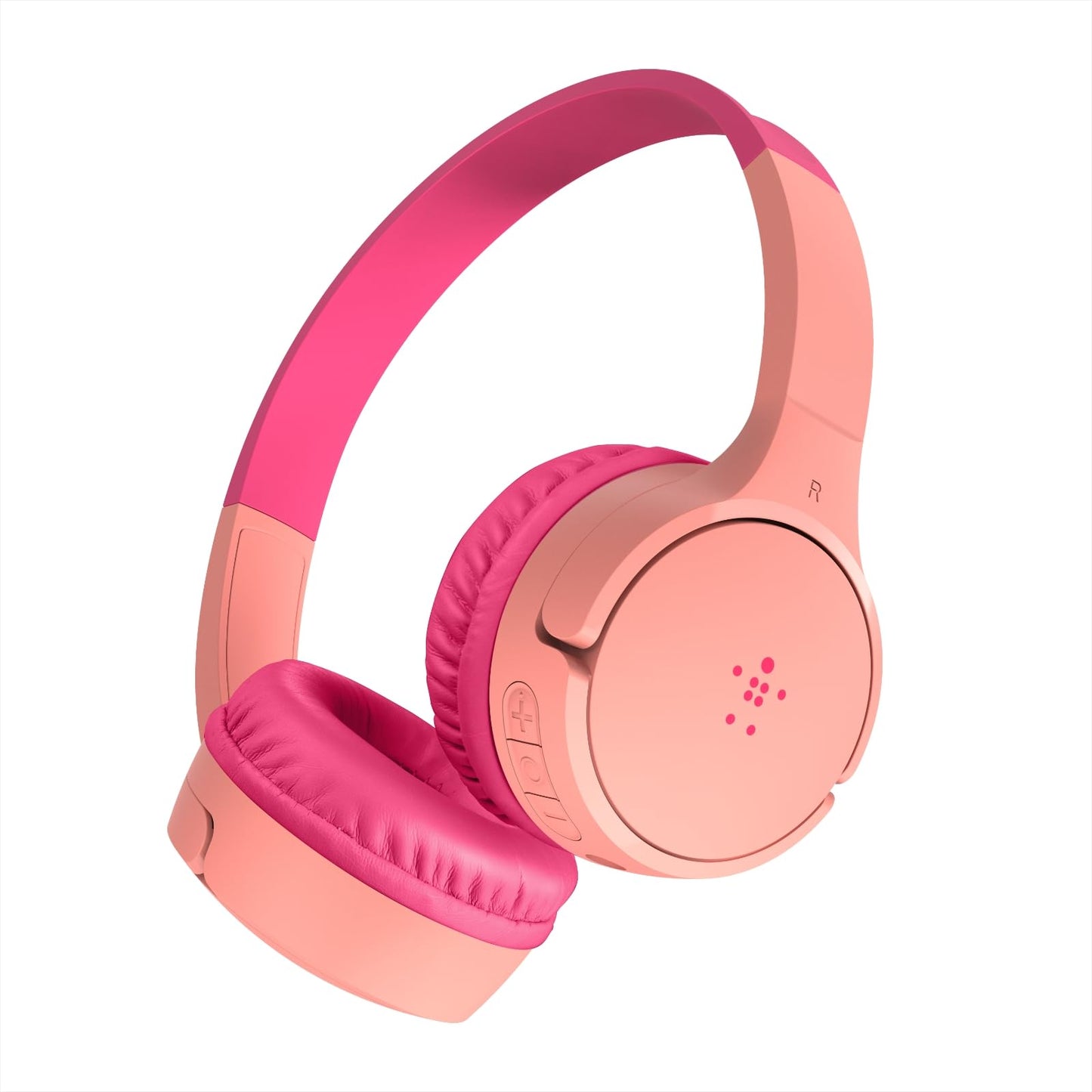 Belkin SoundForm Mini On-Ear Headphones for Kids – Wired &amp; Wireless (Pink / Blue)
