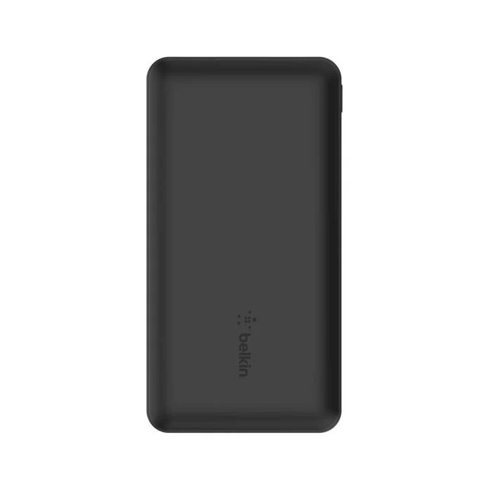 Belkin 10K Power Bank with USB-C 15W, Dual USB-A, 15cm USB-A to USB-C Cable, Black