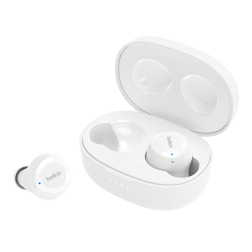 Belkin SoundForm™ Bolt True Wireless Earbuds – White