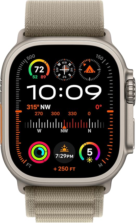 Apple Watch Ultra 2  – Olive Alpine Loop (Medium)