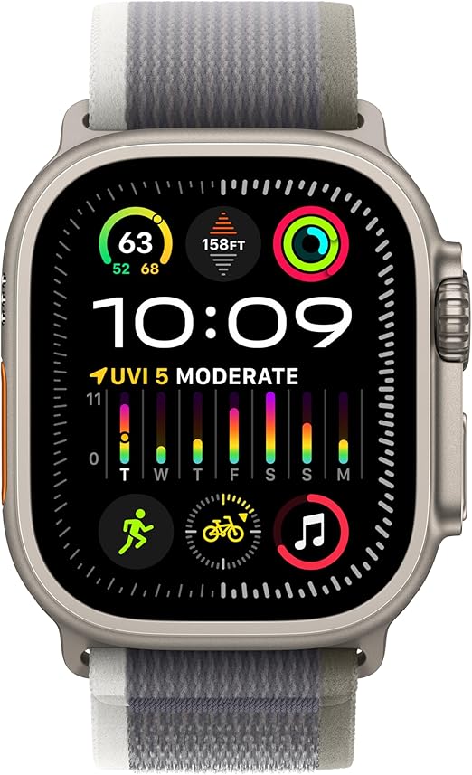 Apple Watch Ultra 2  – Green/Grey Trail Loop (S/M)
