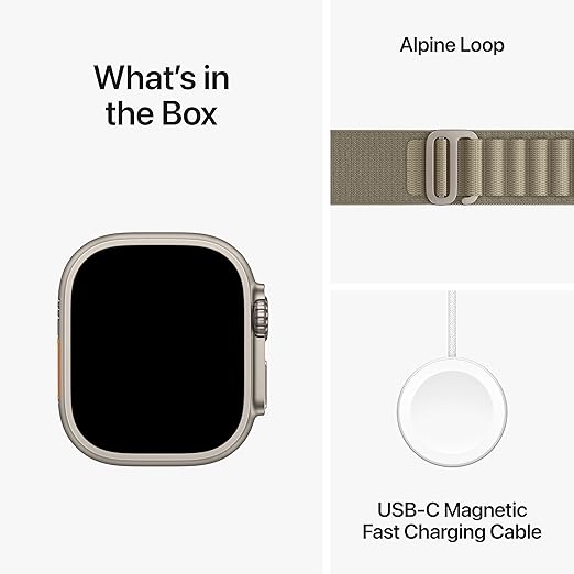 Apple Watch Ultra 2  – Olive Alpine Loop (Medium)