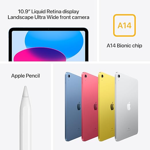 IPAD 10TH GEN 10.9-INCH WI-FI + CELLULAR 64GB - SILVER