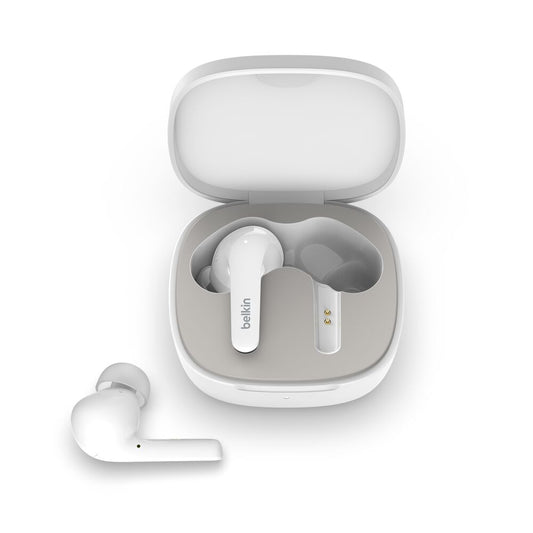 Belkin SoundForm Flow Noise-Cancelling Earbuds (AUC006BTWH)