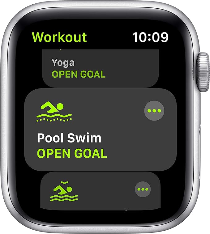 APPLE WATCH SE - SILVER ALUMINIUM CASE WITH WHITE SPORT BAND
