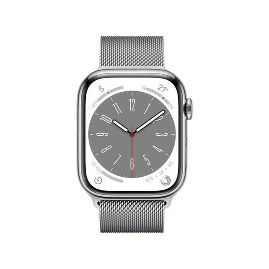 Apple Watch Series 6  – Silver Stainless Steel Case with Silver Milanese Loop