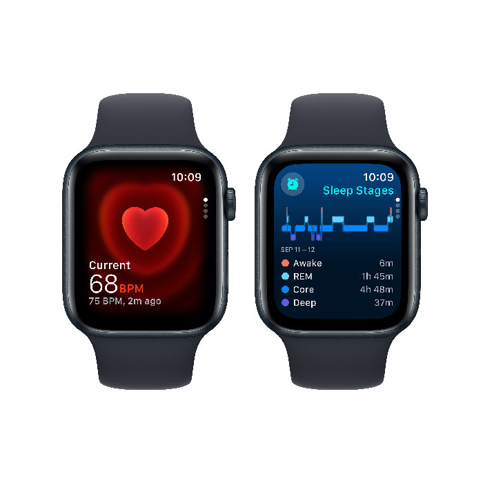 APPLE WATCH SE  MIDNIGHT ALUMINIUM CASE WITH MIDNIGHT SPORT BAND – REGULAR