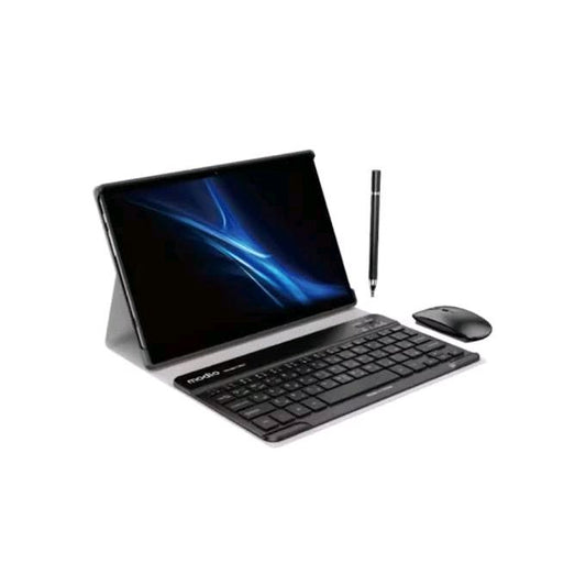 Modio M92 5G Android Tablet, 16GB/1TB, 11 Inch IPS LCD, Dual Sim,Wireless Bluetooth Keyboard & Mouse, Protective Flip Case, Stylus Pen
