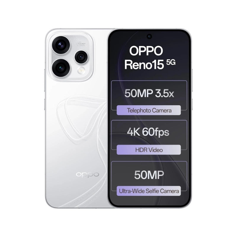 Oppo Reno 15F 12+512GB, 7,000mAh Battery, 24 Months Warranty