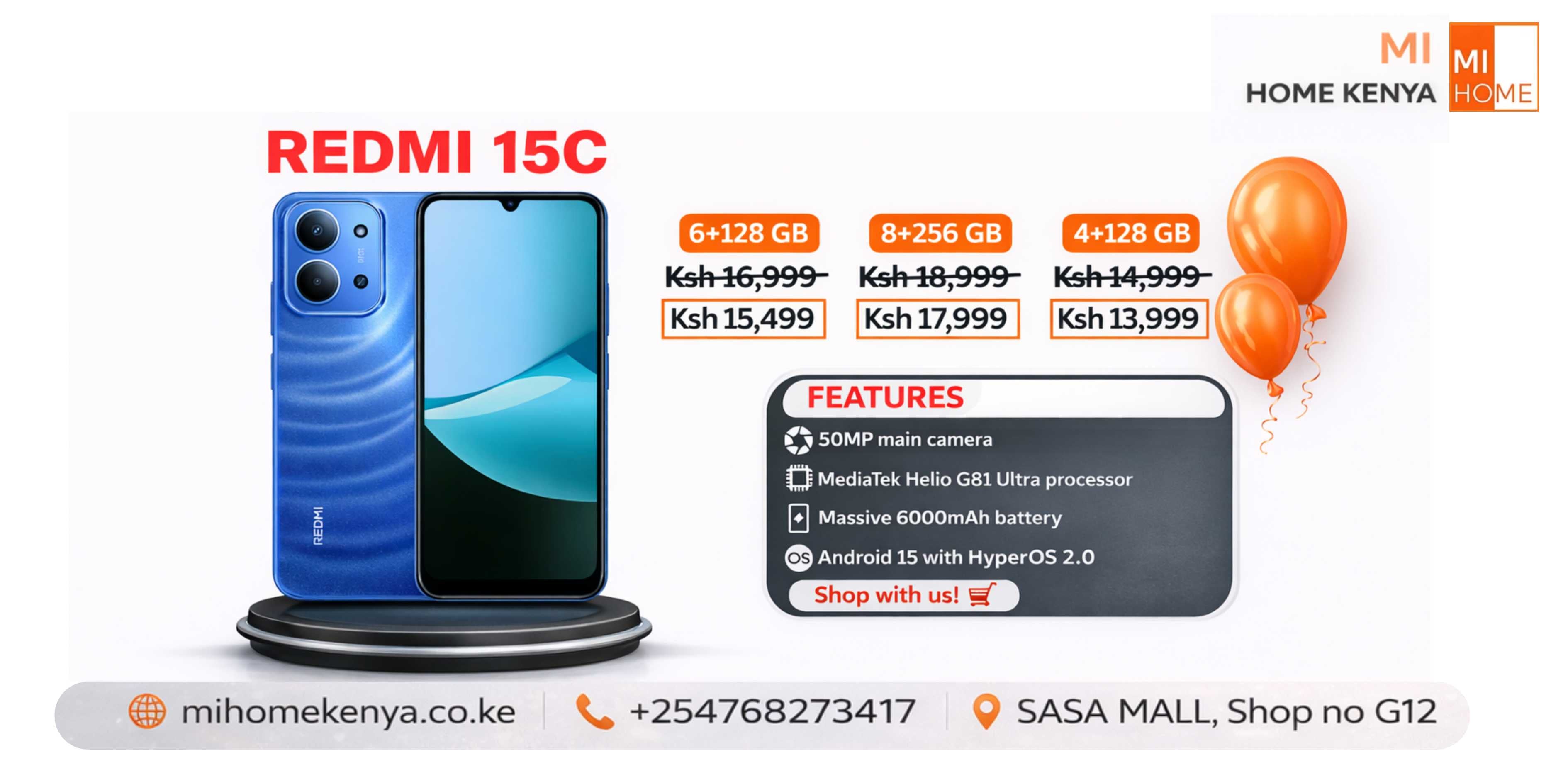 Redmi 15C Price in Kenya End of March Update 2026