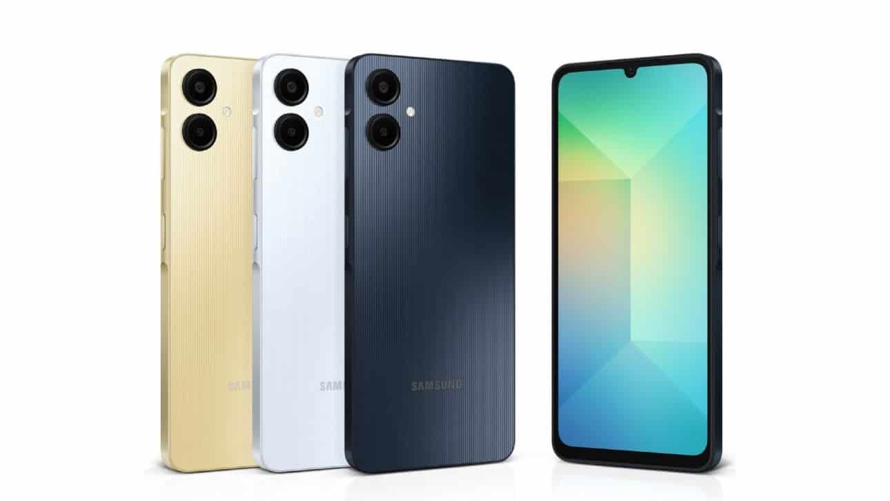 Samsung A06 Front and Back View