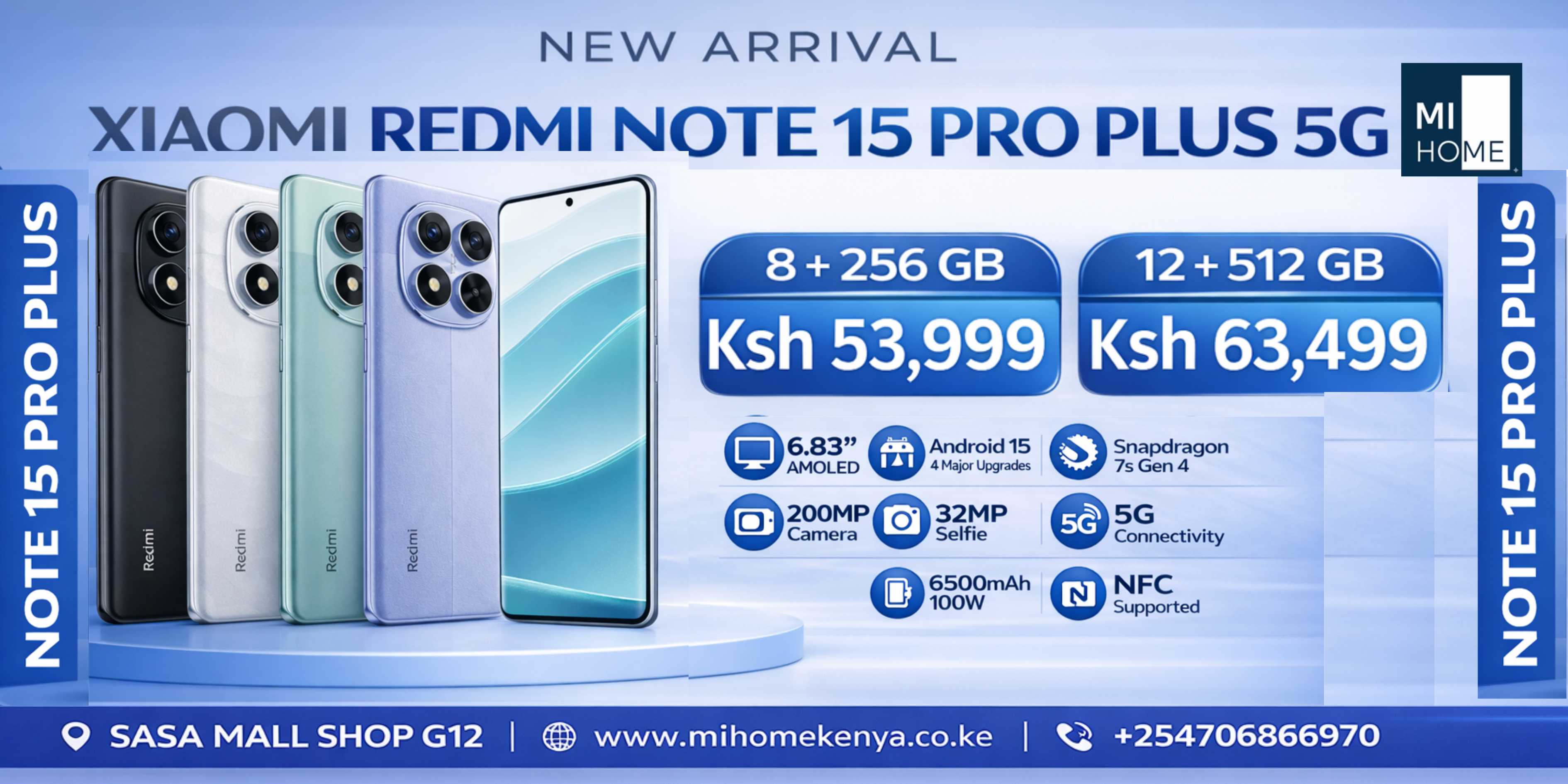 Redmi Not3 15 Pro 5G price in Kenya