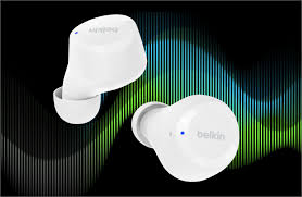 Belkin SoundForm™ Bolt True Wireless Earbuds – White