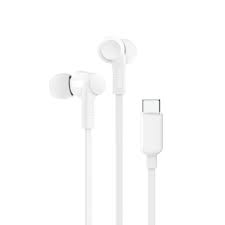 Belkin USB-C In-Ear Headphones – Black / White