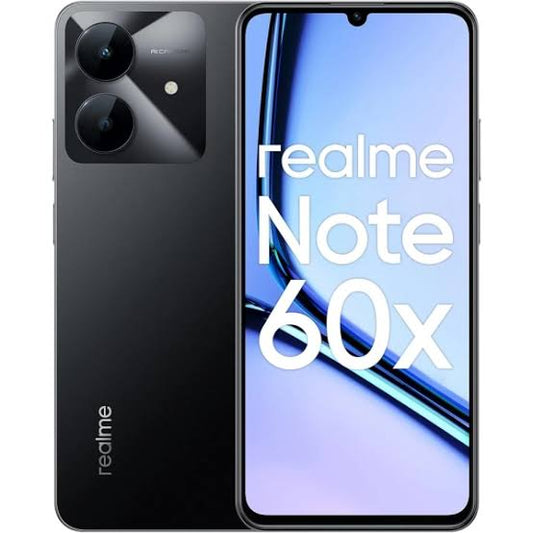 Realme Note 60X 4GB + 64GB, 5000mAh Battery, 8MP Camera, Dual 4G LTE, 6.74" Display, 24 Months Warranty