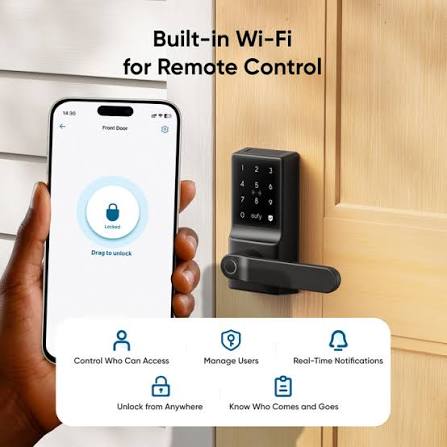 eufy Smart Lever Lock C33 Black