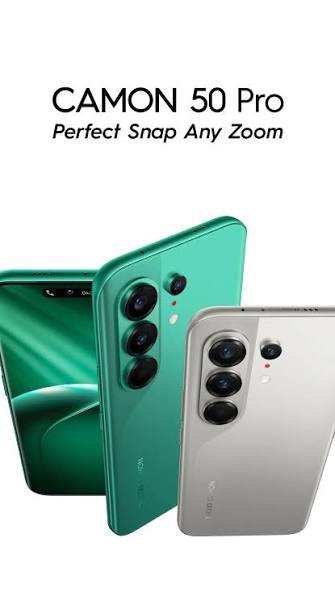 Techno CAMON 50 Pro 4+128 GB, Free Earphones