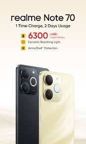 Realme Note 70 4+128GB, 24Months Warranty