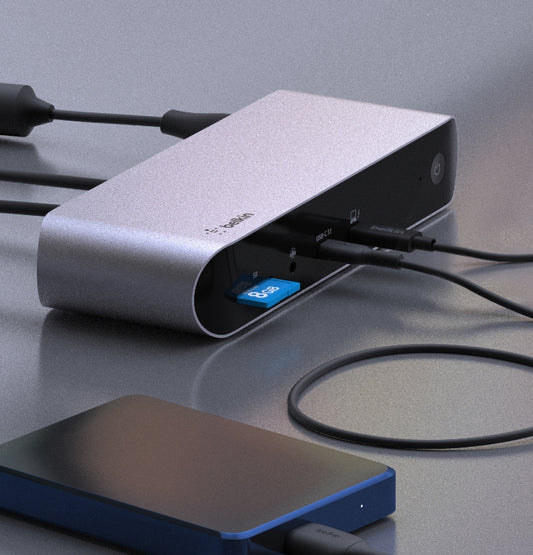Belkin Connect Pro Thunderbolt 4 Dock – Gray