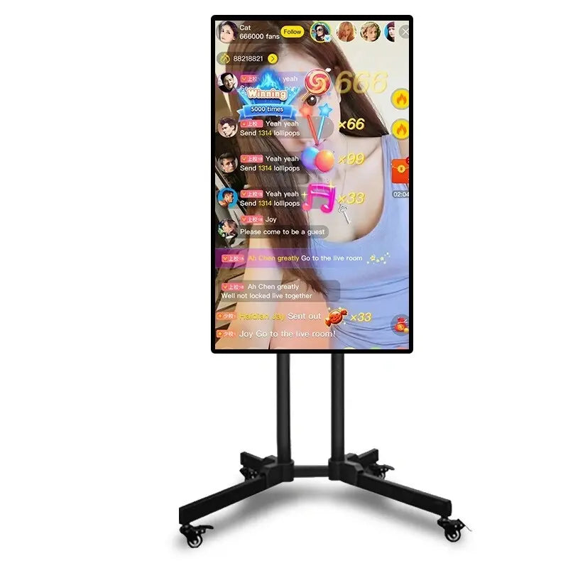 32"  inch Social network live broadcasting equipment, android TV Live Streaming Video Broadcast lcd screen display